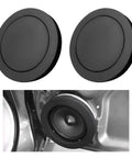 6.5 Inch Foam Speaker Enhancer Rings With Self Adhesive Backing High Rebound Car Door Baffles installed around a car door woofer.