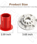 Washer Basket Driven Hub Kit With 52719 Basket Bushing For No Fuss Easy Install Replacement Parts Compatible With Whirlpool Amana Admiral Crosley Inglis Kenmore Maytag Bravos Washing Machines, 2.09 and 3.68 inch