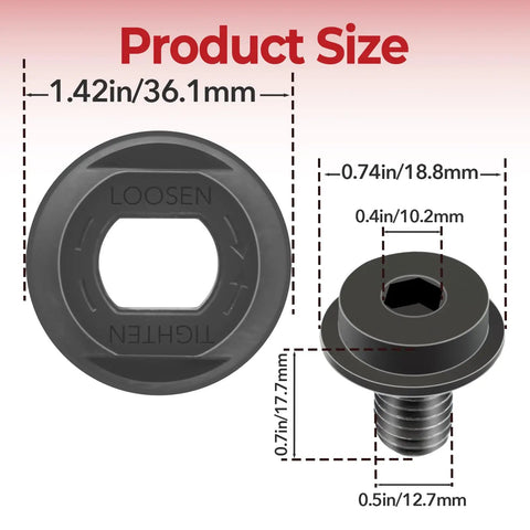 All In One Steel Outer Clamp Washer And Blade Bolt Kit That Fits DCS372 DCS390 DCS391 DCS392 DC310 DCS373 DC310K DC390B DCS393 dimensions