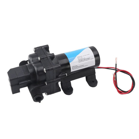 Fabater 12V DC Self Priming Diaphragm Water Transfer Pump At 3.0 Gpm Perfect For Rv Marine Boat Misting And Cleaning Applications Providing High Efficiency And Reliable Water Flow For All Your Outdoor Needs