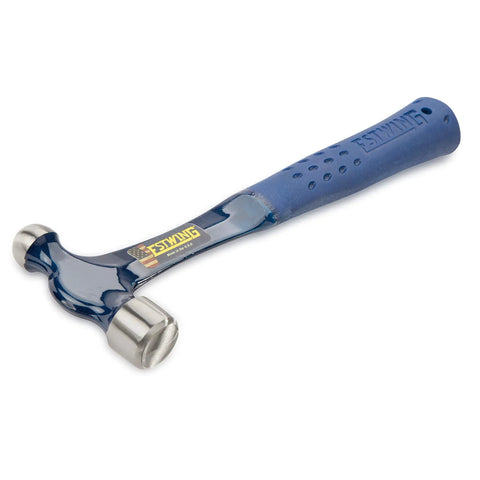 Ball Peen Hammer 12 Oz Pro Grade Metalworking Tool With Forged Steel Construction And Shock Reduction Grip USA Made For Auto Body Work Sheet Metal Shaping Riveting Punching And Chiseling