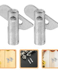 Heavy Duty Scaffold Guardrail Lock Pins 20 Pack Zinc Plated Steel Fixing Pegs close-up view of two locking pegs for scaffolding projects.