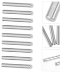 100 Pcs Stainless Steel Cylindrical Dowel Pins For Machinery, Automotive, And Electronics, Precision Fastening Elements displayed on surface