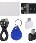 PN532 V2.0 NFC RFID Wireless Module Kit Two Sets Plug And Play I2C IIC SPI Type C Interface Reader Writer Modes IC S50 Card With PCB Antenna