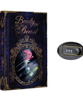 Hideaway Book Safe With Combination Lock A Real Stash Box Diversion Safe Beauty and the Beast theme with lock detail