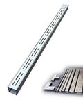 Heavy Duty Trench Drain Kit Up To 1 Ton Load Capacity For Driveways Courtyards Lawns And Patios With Durable Stainless Steel Grate