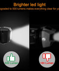 Rechargeable COB Headlamp 500 Lumen Ultra Bright Flashlight With Red Light, Motion Sensor, Waterproof, hands-free lighting