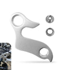 Alloy Mountain Bike Rear Derailleur Hanger With Screws Rust Proof Gear Mech Hook Universal Fit For Most Mountain Bikes