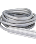 6 Meter Aluminum Extrusion T Slot Cover Seal Dust Strip Bracket Insert Channel Filler That Keeps Dirt Outta Rails For 6mm 80 20 1010 2020 2040 Series V Slot Rail Profile Accessories Hardware, coiled silver strip