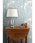 Premium Neutral Tropical Textured Vinyl Wallpaper Hella Durable Commercial Grade Wallcovering Custom Printed Paste Finish Smooth Leather Texture in living room setting.