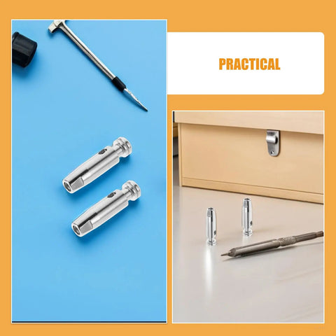 Three Pack Durable Stainless Steel Epee Tips Replacement For Fencing Practice shown with tools, ideal for safe sparring