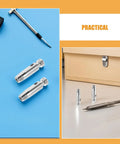 Three Pack Fencing Epee Point Stainless Steel Tips Replacement for Fencing Practice and Training Outdoors, two perspectives