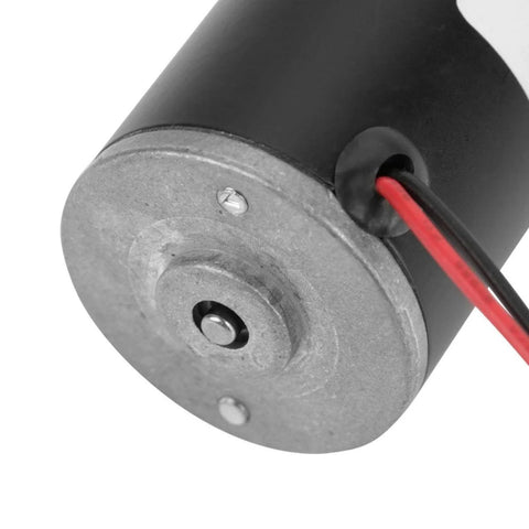 Close-up of High Speed Permanent Magnet DC Motor 6V 12V 24V 3500-8000 RPM With CW CCW Control copper windings and wiring