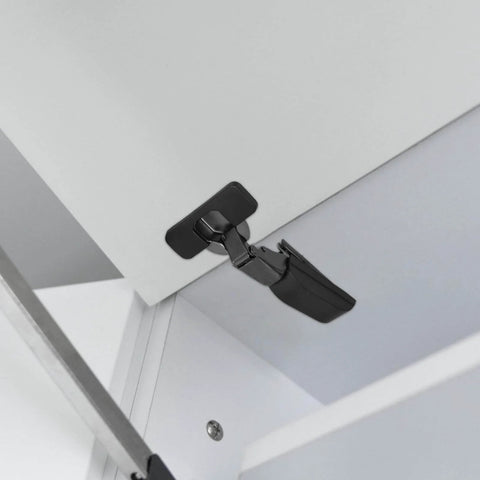 Soft Close Cabinet Door Hinges For Kitchen And Wardrobe, Concealed Replacement Hinges With Silent Damping Buffer installed
