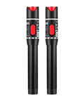 Pro Grade Visual Fault Locator Fiber Optic Tester with 2 PCs singlemode adapters for network maintenance, front view