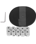 20 Tooth Timing Pulley Aluminum Alloy Sync Wheel Kit With 6mm Rubber Belt For Stable Power Transfer In CNC Machines And 3D Printer Setups Perfect For Hella Smooth Operation.