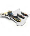 SSH Coil Split Pickguard With Two Mini Humbuckers And One Four Coil Bridge Pickup High Output Loaded Prewired Scratchplate