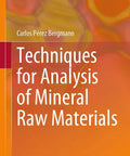 Front cover of 'Techniques for Analysis of Mineral Raw Materials' book by Carlos Pérez Bergmann.