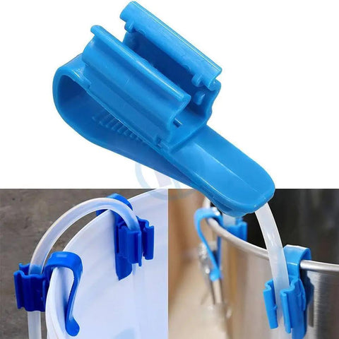 Home Brew Bucket Clip Siphon Tube Hose Flow Control Clamps For Beer And Wine Making, 1 Pair, Durable, Easy Grip Home Tools