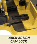 Shop Sweet Benchtop Mortiser Built Like A Tank For Daily Grind And Weekend Projects features quick-action cam lock for easy adjustments.