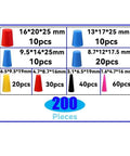 Awesome Amagogo Silicone Tapered Plug Kit With 200 Versatile Hole Stoppers For Painting And Machine Sealing High Temp Resistant Assortment Set Perfect For Diy Pros Working Hard On Coating Jobs Every Day, 200 pieces, 8 sizes