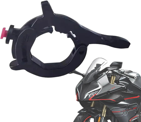 Universal Motorcycle Cruise Control Throttle Clamp Kit For Most Motorcycles And Electric Vehicles, No Tool Needed Handlebar Mount, Durable Black Aluminum Alloy Throttle Booster, Improves Comfort, Smooth Acceleration, And Fuel Efficiency