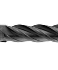SPEED TIGER micrograin carbide square end mill, four-flute, side view