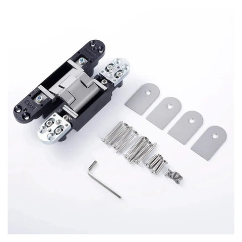 Adjustable Overhead Door Hinges With Concealed Zinc Alloy Build For Smooth Quiet Swings, No Fuss Install For Your Home, Garage Or Shed Doors