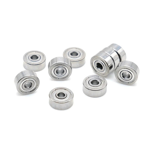 Heavy Duty Top Shelf 2 Pack S623ZZ Deep Groove Hybrid Ceramic Ball Bearings 3X10X4MM ABEC 7 Precision 440C Stainless Steel ZZ Shielded Ultra Smooth Zero Lag Roll For Precision Machines