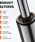 Top Shelf Trunk Lid Lift Support Struts For Chevy Impala 2000 To 2005 Monte Carlo With Spoiler features close-up of strut design and specifications.