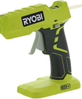 Cordless Full Size Hot Glue Gun Bundle With Charger And 18 Volt Lithium Ion Battery LED Indicator in green and black