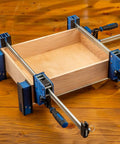 Beefy 24-Inch Parallel Bar Clamps For Woodworking, Adjustable Heavy Duty Clamps With Ergonomic Handle, Deep 3-1/2-Inch Jaws on wood project