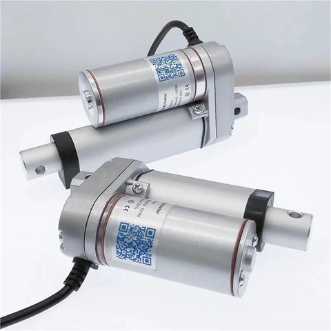Heavy Duty Linear Actuator Electric Motor Delivering Smooth 12V And 24V Power For Fast Window Opening And Smart Home Mods, 500N thrust.