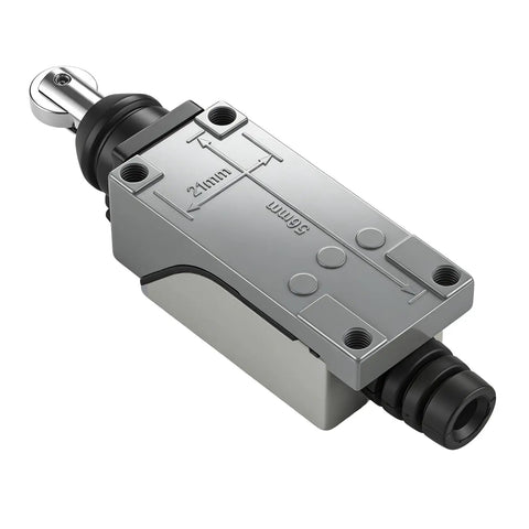 Beefy Parallel Roller Plunger Limit Switch DPDT 5A 250VAC IP65 Waterproof Enclosed Momentary NO NC Dual-Circuit Signal Switch