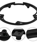 Bike Chain Guard Protector For Mountain City And Road Bikes Durable Plastic Shield With 5 Holes And 48 Teeth detailed view
