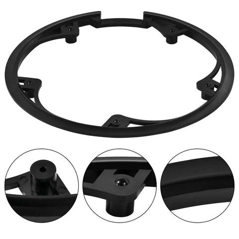 Bike Chain Guard Protector For Mountain City And Road Bikes Durable Plastic Shield With 5 Holes And 48 Teeth detailed view