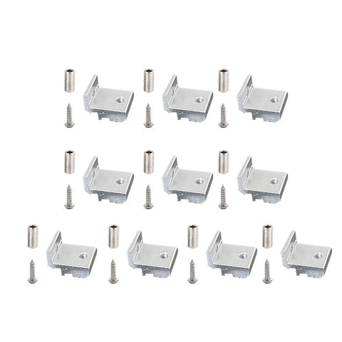 Heavy Duty Aluminum Shelf Brackets 10 Pack Corner Fittings For 2020 3030 And 4040 Profiles Tough Shelf Supports For Bookshelves Display Racks