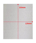 Heavy Duty 15x12cm Microwave Mica Insulation Sheets 2 Pack, Super Thick Heat Shield For Oven Magnetron Cap Replacement, 150x120mm