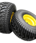Tubeless Pneumatic Tire and Wheel Assembly 20x8.00-8 Turf Traction Tread For Riding Mowers Replacement Rear Tire 2 Pack Fits John Deere Lawn Tractors Compatible