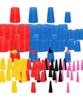 Milageto Silicone Tapered Plug Kit High Temp Stoppers 1/16 To 5/8 Inch Sturdy Assortment For Media Blasting Spraying Painting Protection Heat Resistant Sealing Machinery Maintenance Storage Box Portable 60 Pieces, assorted silicone plugs