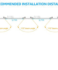 Installation diagram for Ultra Thin Recessed LED Downlight 10W 700LM With Junction Box, 5CCT Selectable 2700K To 5000K