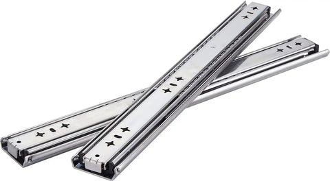 36 Inch Beefy Heavy Duty Drawer Slides 260 Lb Full Extension Stainless Steel Ball Bearing Side Mount Rails For Kitchen Cabinets Undermount Storage Furniture And Commercial Industrial Use, 36-inch steel pair