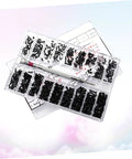 Two Pack 18 18 Specification Screw Set Miniature Flat Head Screws For Laptop Repair DIY Projects in storage box