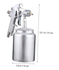 Autsuppl Airless Paint Sprayer For Furniture, High Atomization Pneumatic Spray Gun Tool For Rustoleum, Home And Industry Use, Adjustable Spring Range, Professional Finish Equipment, Durable Design 12.1in airless spray gun with stainless steel body.