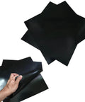 Neoprene Rubber Sheet For Gaskets And Weather Stripping Pipe Sealing Pads And Buffers DIY Crafts Floor And Surface Protection Oil And Water Resistant Gasket Material Flexible Durable Sheet, 2 black sheets