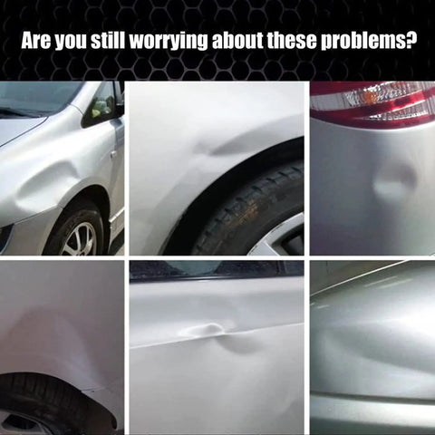 Visible car dents ideal for repair with Paintless Dent Removal Kit For Cars And DIY Projects Easy Dent Puller Tool With Induction Heater Hot Box