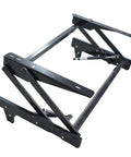 No Sweat Lift Top Coffee Table Kit With Heavy Duty Pneumatic Hinges showing black metal hydraulics designed for table lifts.