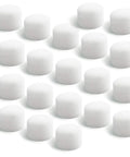 Universal Round White Air Filter Sponge For Cool Mist Inhalers And Vaporizers Breathable Foam Replacement 0.59 Inch Diameter 20 Pieces Per Pack