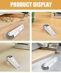 Smooth As Silk Heavy Duty Sliding Door Roller Casters With Nylon Wheels For Barn Door Hardware bottom lifters seen on various surfaces.
