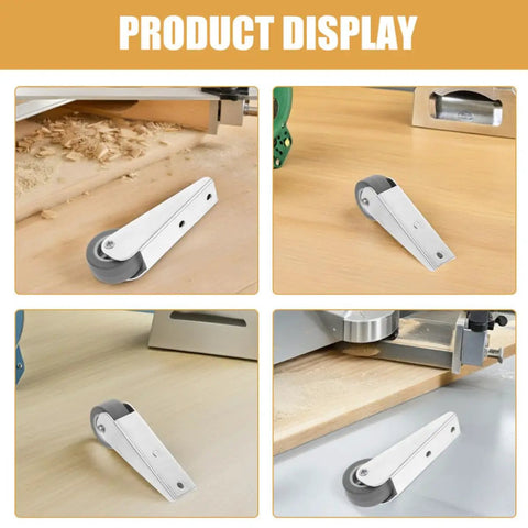 Smooth As Silk Heavy Duty Sliding Door Roller Casters With Nylon Wheels For Barn Door Hardware bottom lifters seen on various surfaces.